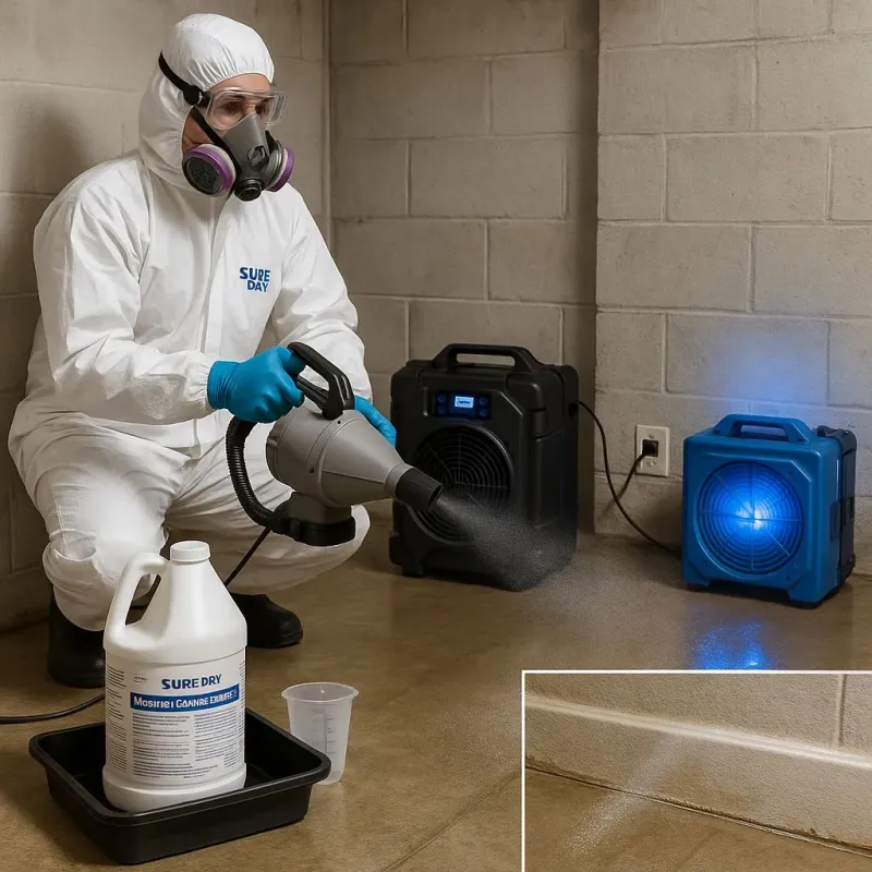 Sanitization and Odor Removal process in Bay Village, OH
