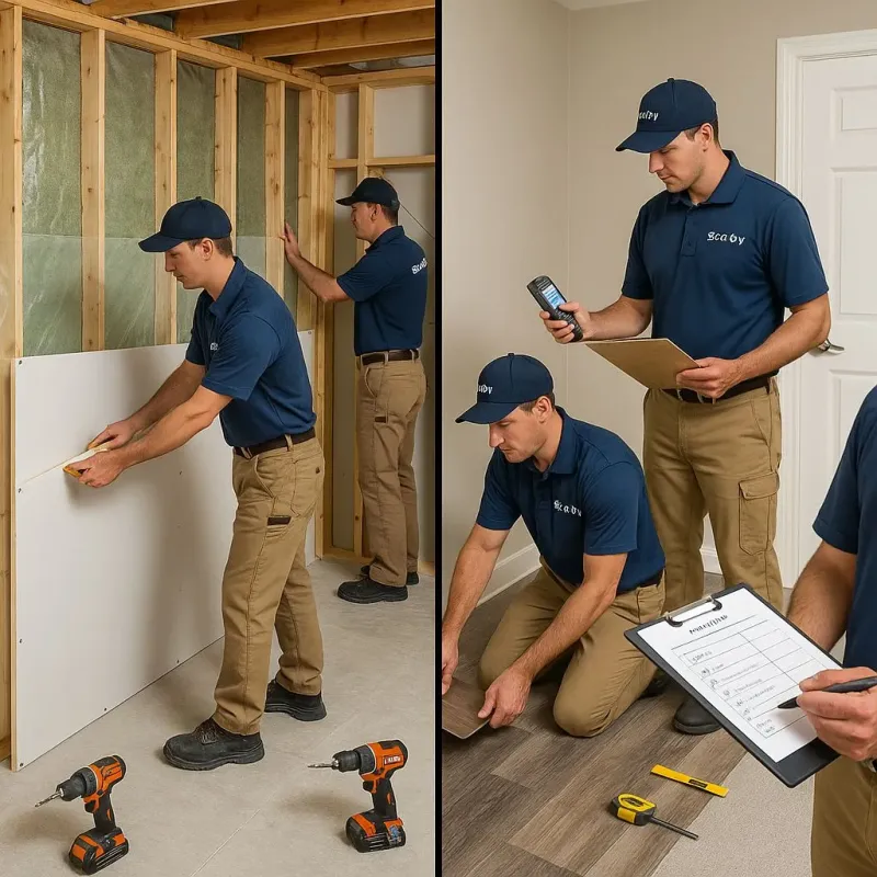 Repairs and Reconstruction process in Bay Village, OH